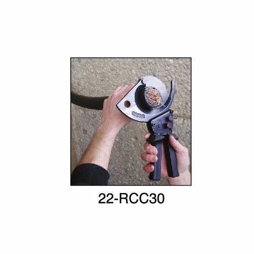 HIT TOOLS 22-RCC30 CUTTER CABLE RATCHT TELCO 3 INCH    RATCHETING 01819