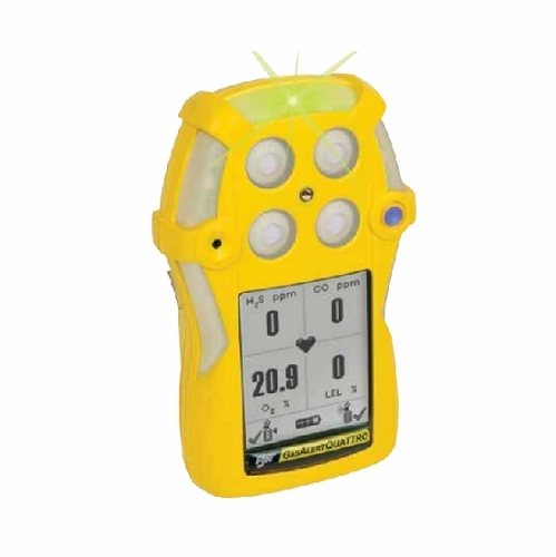 Honeywell Bw Tech Gasalertquattro Qt-000M-A-Y-Na Co, Alkaline Version