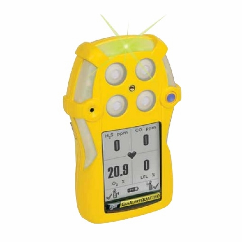 Honeywell Bw Tech Gasalertquattro Qt-000M-R-Y-Na Co, Rechargeable Version