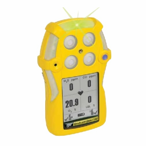 HONEYWELL BW TECH GasAlertQuattro QT-00H0-A-Y-NA H2S, alkaline version
