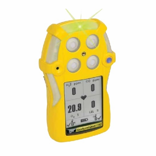 HONEYWELL BW TECH GasAlertQuattro QT-X00M-A-Y-NA O2, CO, alkaline version