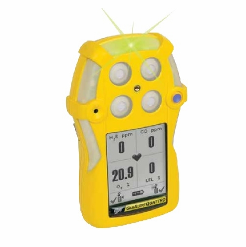 HONEYWELL BW TECH GasAlertQuattro QT-X0H0-A-Y-NA O2, H2S, alkaline version