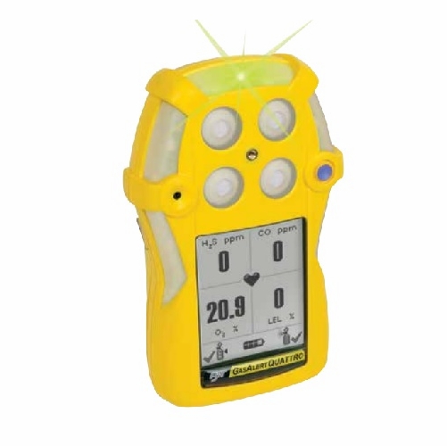 HONEYWELL BW TECH GasAlertQuattro QT-X0HM-A-Y-NA O2, H2S, CO, alkaline version