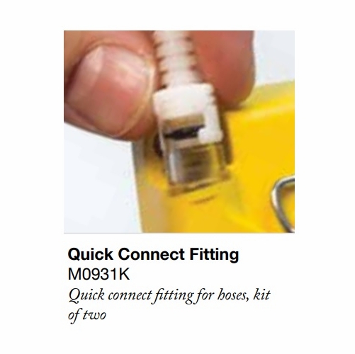 HONEYWELL BW TECH M0931K Portable Accessories Quick connect fitting spares for hoses, kit of 2
