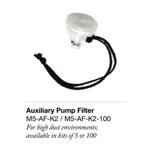 HONEYWELL BW TECH M5-AF-K2-100 Portable Accessories Auxiliary pump filter, kit of 100