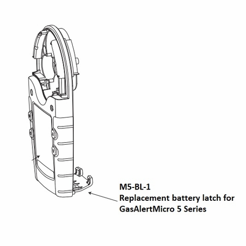 HONEYWELL BW TECH M5-BL-1 Portable Accessories Battery latch, replacement