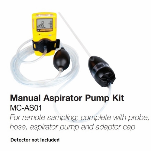 HONEYWELL BW TECH Portable Accessories MC-AS01 Manual aspirator pump kit with probe (1 ft. / 0.3m)