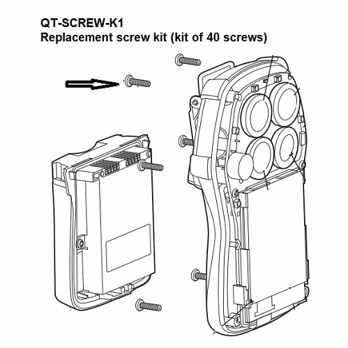 HONEYWELL BW TECH QT-SCREW-K1 Portable Accessories Replacement screw kit (40 screws)