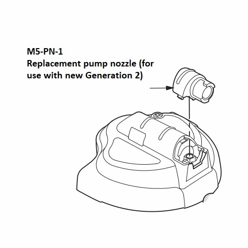 HONEYWELL BW TECHNOLOGIES M5-PN-1 Replacement pump nozzle (for use with Generation 2