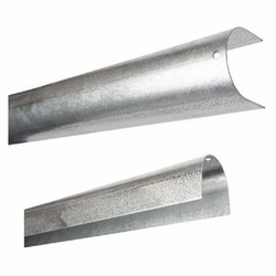 Hubbell 6533 2-3/16 Inch  Id X 8 Foot  Cable Guard U-Cable Style Galvanized Steel 096359073468