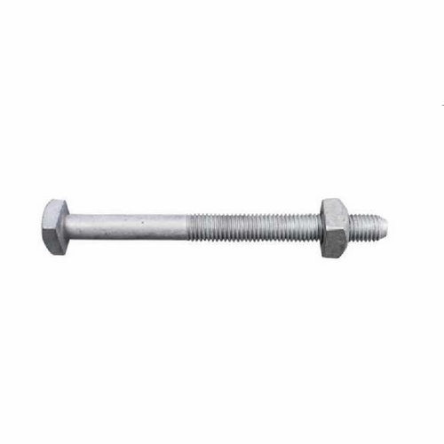 HUBBELL 8808 5/8 inch X 8 inch Through Machine Bolt Square Head with 1 Nut 096359075455