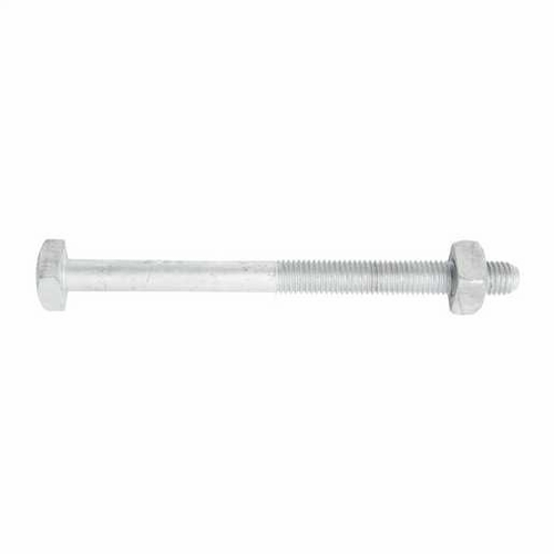 HUBBELL 8816 5/8 inch X 16 inch THROUGH BOLT WITH 1 NUT GALVANIZED 096359389927
