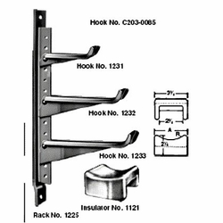 HUBBELL C203-0086 15 INCH CABLE RACK HOOK