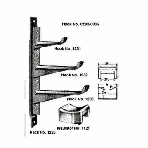 HUBBELL C203-0086 15 INCH CABLE RACK HOOK