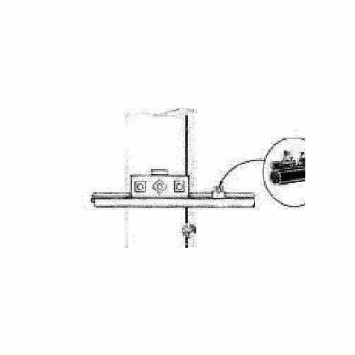 HUBBELL GC-167P VISE-TYPE DISTRIBUTION GROUND CONNECTOR EACH