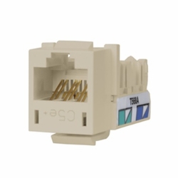 HUBBELL HXJ5EOW Off White CAT5E+ White GX2 Category 5e XCELERATOR™ Jack 662620825120