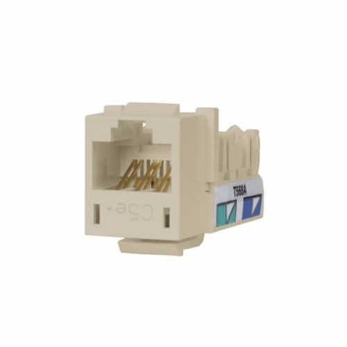 HUBBELL HXJ5EOW Off White CAT5E+ White GX2 Category 5e XCELERATOR&trade; Jack 662620825120