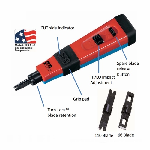 Ideal 35-485 Punchmaster Ii Impact Punchdown Tool