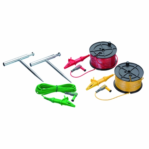 IDEAL TL-796 LEADS SET FOR MEGGER, EARTH GROUND TESTER, 3 POLE