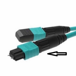 ILSINTECH 12HFM4MT 12 Fiber/Hole Type/OM4/3.0mm/MT Elite Ferrule MPO - No Pins (Female)