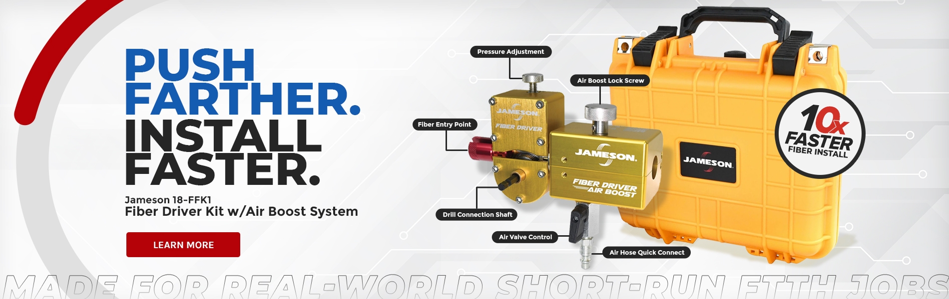Jameson 18-FFK1 Fiber Driver Kit w/Airboost System