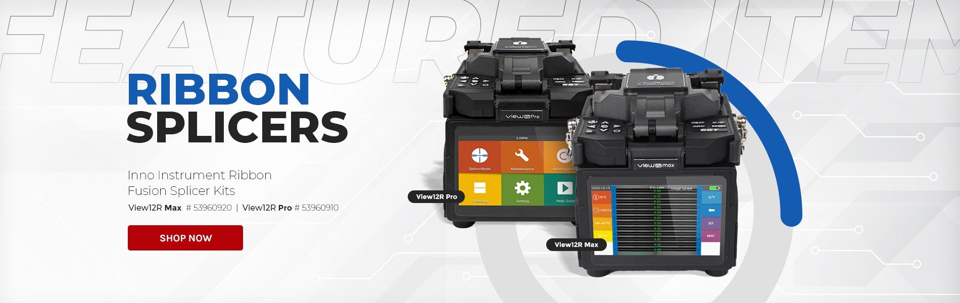 Inno View 12R Pro + Max Ribbon Fusion Splicer Kit