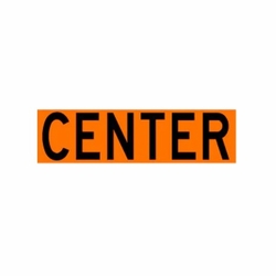 inch CENTER inch   REFLEXITE OVERLAY FOR 48 inch  SIGN
