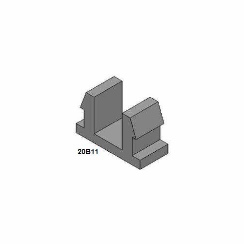 INWESCO 20B11 CLIP, LOCKING FOR CABLE HOOK (PLASTIC)