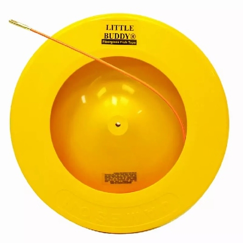 Jameson 10-250Rr Little Buddy Fiberglass Fish Tape Ez-Reel, 3/16 Inches  X 250 Feet  810841036904