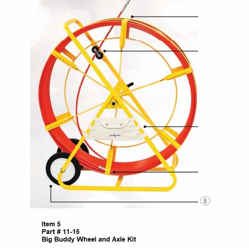 JAMESON 11-15 BIG BUDDY WHEEL AND AXLE KIT