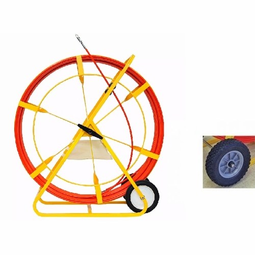 Jameson 11-38-600M-Awk Big Buddy Conduit Rodder, 1/2 Inches  X 600 Feet , All-Terrain Wheels, Marked