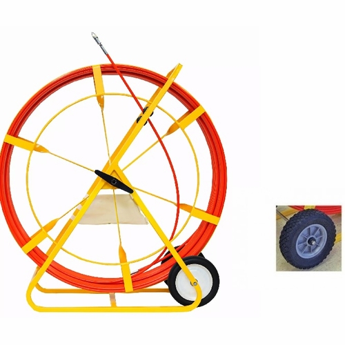 JAMESON 11-38-600MM-AWK BIG BUDDY CONDUIT RODDER 1/2 IN. x 600 FT. -ALL TERRAIN WHEELS, METRIC