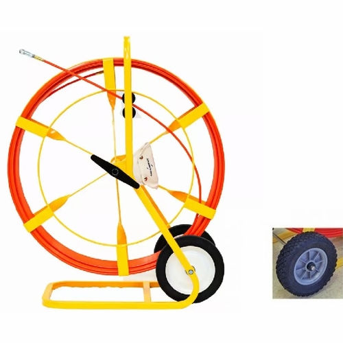 Jameson 11A-25-600M-Awk Good Buddy Ii Conduit Rodder With All-Terrain Wheels, 3/8 Inches  X 600 Feet