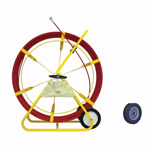 Jameson 13-716-1000M-Awk Duct Hunter Traceable Rodder With All-Terrain Wheels, 7/16 Inches  X 1000 F