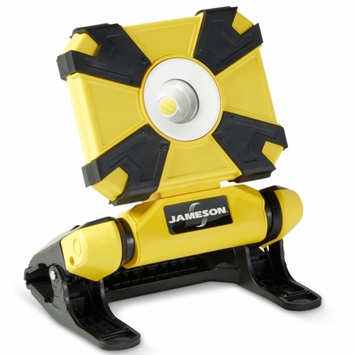 Jameson 31-W900-BY LED clamp light, wide, 900lm, battery, yellow upc 810075960358