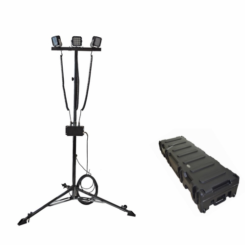 Jameson 31-Wa-3Hd16-Tr-C Wide Area Light With Three Light Heads, Tripod, Case Upc