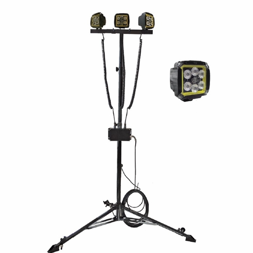 Jameson 31-Wa-3Hd16-Tr Wide Area Light With Three Light Heads On Tripod