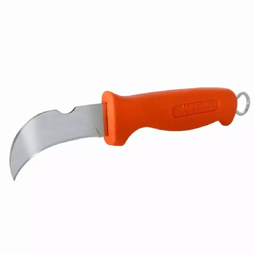 Jameson 32-70-O HAWKBILL KNIFE WITH ORANGE HANDLE