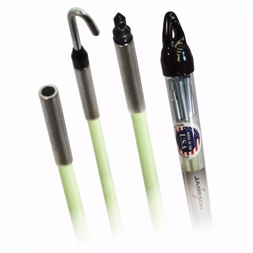 Jameson 7-34T THREE 4 FEET X1/4 INCHES RODS, HOOK ACCESSORY & BULLET NOSE ACCESSORY
