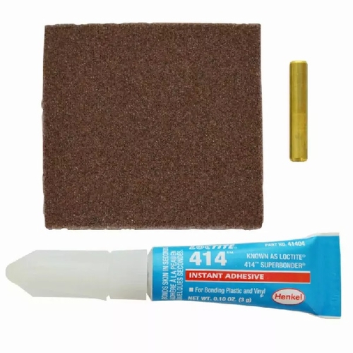 JAMESON 8-140MDR Micro Fisher Splice Repair Kit - Splice Ferrule, Glue, Emery Cloth, Ins