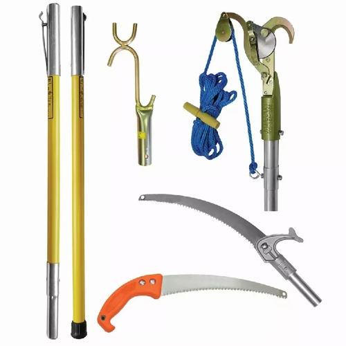 JAMESON FG-6PKG-2 FG-6 EXTENSION POLE, FG-6F BASE POLE, JA-14 PRUNER, ADAPTER, ROPE,