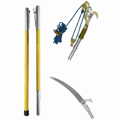 JAMESON FG-6PKG-7 6 FT. EXTENSION POLE, 6 FT. BASE POLE, JA-34DP BIG MOUTH DOUBLE PULLEY PRUNER