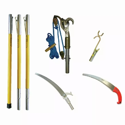 Jameson Ja-34Dp Big Mouth Double Pulley Pruner, Pole Adapter, Pruner Rope, Pole Saw Head, 16 Inches