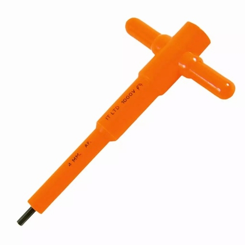 JAMESON JT-HK-02730 1000V INSULATED T-HANDLE HEX KEY, 3/16 INCH  810841031060
