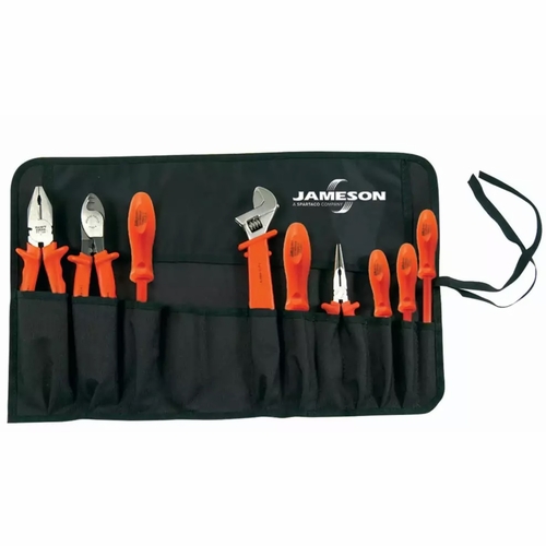 JAMESON JT-KT-00005 1000V INSULATED GENERAL PURPOSE TOOL KIT, 9-PIECE 810841030490