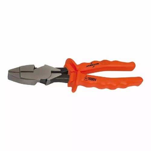 JAMESON JT-PL-00045 1000V INSULATED LINESMEN PLIERS, 9-1/2 INCHES  810841031541