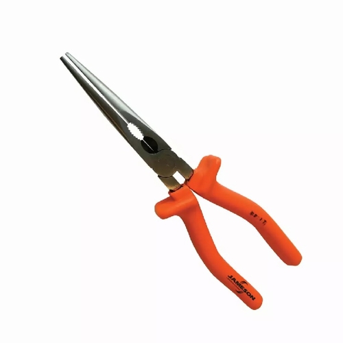 JAMESON JT-PL-00061 1000V INSULATED LONG-NOSE PLIERS, 8 INCHES 810841031565