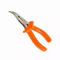 JAMESON JT-PL-00071 1000V INSULATED BENT LONG-NOSE PLIERS, 6-1/4 INCHES 810841034818