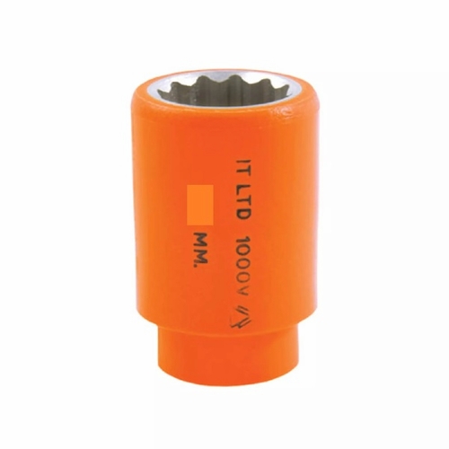 Jameson Jt-Sk-01330 1000V Insulated Socket, 1/2 Inches  Drive X 8Mm 810841031800