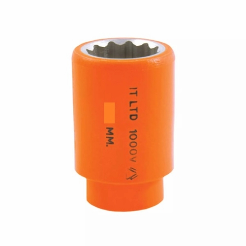 Jameson Jt-Sk-01360 1000V Insulated Socket, 1/2 Inches  Drive X 11Mm 810841031824
